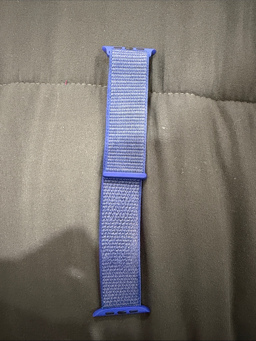 Blue Nylon Loop Watch Band for Apple Watch 46MM